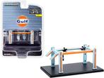 Four-Post Lifts brug van Greenlight 1/64 Gulf, Ophalen of Verzenden, Nieuw, Auto