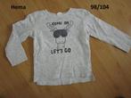 Hema - sweat trui met rendier maat 98/104, Trui of Vest, Ophalen of Verzenden, Zo goed als nieuw, Hema
