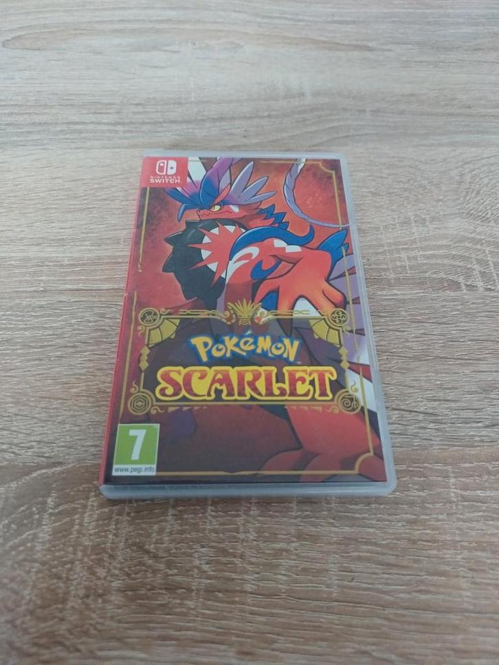 Pokemon scarlet, Spelcomputers en Games, Games | Nintendo Switch, Zo goed als nieuw, Role Playing Game (Rpg), 1 speler, Vanaf 7 jaar