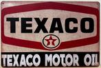 Texaco motor oil logo reclamebord van metaal wandbord