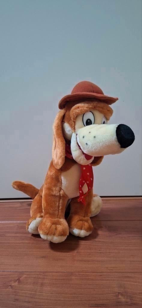 Gebr. Struis - Hond met hoed en sjaal - Pluche/Knuffel, Ophalen of Verzenden, Winnie de Poeh of vrienden, Zo goed als nieuw, Knuffel