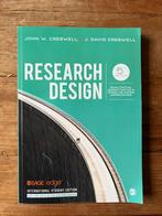 Research Design, Creswell, 5th Edition, Ophalen of Verzenden, Alpha, Zo goed als nieuw, HBO