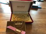 Vintage Parelketting NAKAR Mallorca, Met hanger, Beige, Ophalen of Verzenden, Zo goed als nieuw