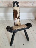 Vintage Spaanse driepootstoel Brutalist, Ophalen