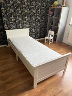 Kinder Meegroeibed creme kleur, Ophalen, 70 tot 85 cm, Zo goed als nieuw, Lattenbodem