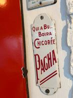 Emaille Reclamebord Pacha Chicorée, Ophalen of Verzenden