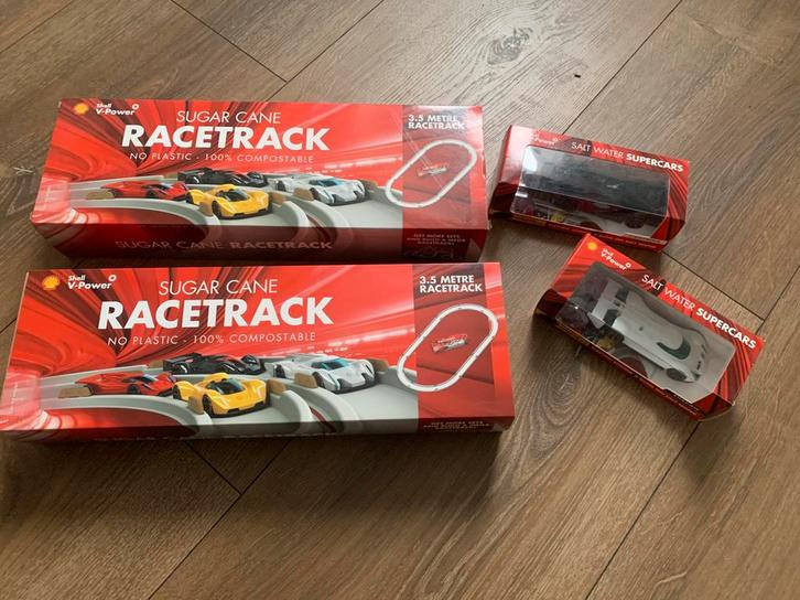 Shell V power racetrack, Kinderen en Baby's, Speelgoed | Racebanen, Zo goed als nieuw, Elektrisch, Overige merken, Ophalen of Verzenden