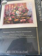 BORDUURPAKKET DIMENSIONS GOLD ROMANTIC FLORAL, Hobby en Vrije tijd, Borduren en Borduurmachines, Verzenden, Nieuw, Handborduren