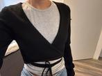 Vestje knit yoga sport wikkel vestje zwart Zara | S M nieuw, Maat 38/40 (M), Nieuw, Ophalen of Verzenden, Zara