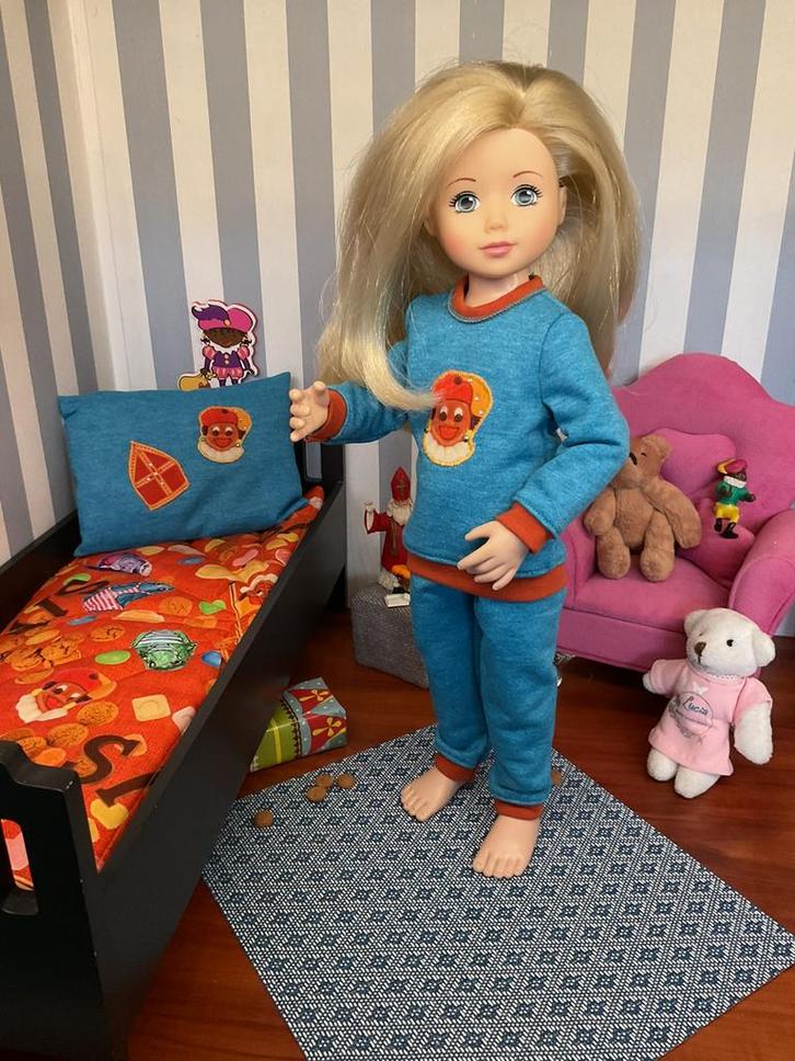 Jolina Ballerina: kleding, Sinterklaas pyjama., Kinderen en Baby's, Speelgoed | Poppen, Nieuw, Overige typen, Ophalen of Verzenden