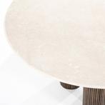Showroom uitverkoop ronde eettafel met marmer blad Eleonora, Overige materialen, Modern - luxury, Rond, Nieuw