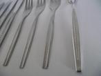 8 vintage RVS Solingen bestek stippen reliëf Esmeyer 1960 ps, Ophalen of Verzenden