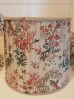 Oude zijden vintage lampenkap groot, Huis en Inrichting, Lampen | Lampenkappen, Ophalen, Rond