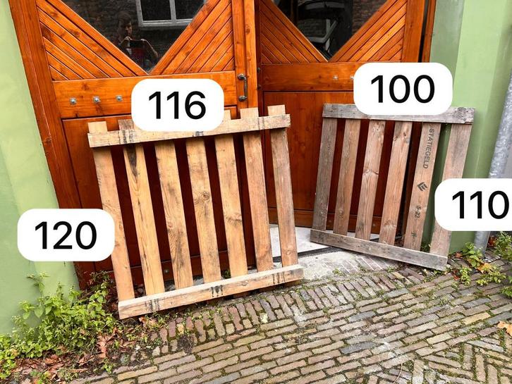 Gratis Pallets, Doe-het-zelf en Verbouw, Hout en Planken, Gebruikt, Pallet, Overige houtsoorten, Minder dan 200 cm, 50 mm of meer
