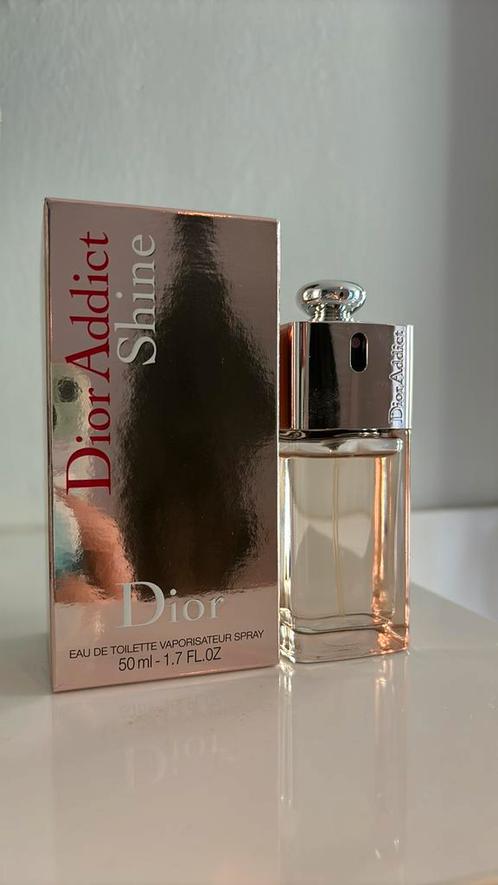 Dior Addict Shine 50 ml parfum, Sieraden, Tassen en Uiterlijk, Uiterlijk | Parfum, Zo goed als nieuw, Ophalen of Verzenden