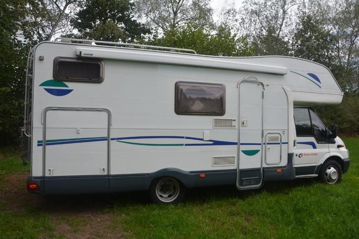 Camper Ford Transit, Caravans en Kamperen, Campers, Particulier, tot en met 6, Alkoof, Ford, Ford, Diesel, Handgeschakeld, Treinzit