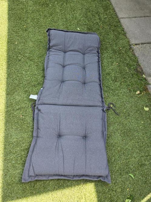Terrasstoelkussen grijs, Tuin en Terras, Tuinsets en Loungesets, Nieuw, 4 zitplaatsen, Stoel, Ophalen of Verzenden