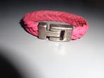 roze damesarmband van Josh, Ophalen of Verzenden, Zo goed als nieuw, Roze, Leer