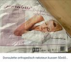 Donsulette orthopedisch kussen(nieuw), Ophalen, Nieuw, Eenpersoons, Kussen