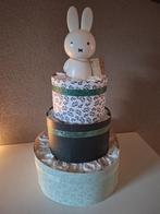 Nijntje luiertaart drielaags - Groene blaadjes, Ophalen of Verzenden, Nieuw, Kraamcadeau