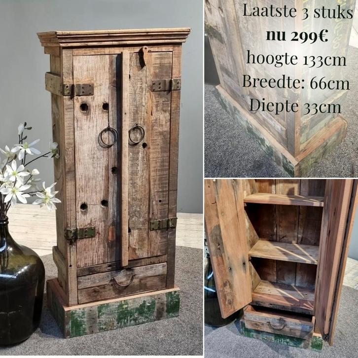 Laatste Tibetaanse kasten  authentiek, handgeschilderd, Antiek en Kunst, Antiek | Meubels | Kasten, Ophalen