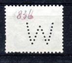 NEDERLAND : 1947 : Perfin &@  W  @& on Y.467A., Ophalen of Verzenden, Na 1940, Gestempeld