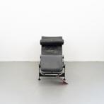 4x Cassina Le Corbusier LC4 Zwart leren dek, Niet ingevuld, Niet ingevuld, Leer, Ophalen of Verzenden