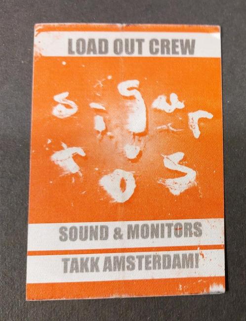 Sigur Ros BACKSTAGE PASS Amsterdam 17 november 2006, Verzamelen, Muziek, Artiesten en Beroemdheden, Gebruikt, Gebruiksvoorwerp
