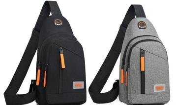 Nieuwe Prachtige 2-layer CROSSBODY SLINGBAG grijs of zwart beschikbaar voor biedingen