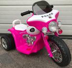 Elektrische kindermotor Harley Politiemotor look 6v roze, Ophalen of Verzenden, Nieuw