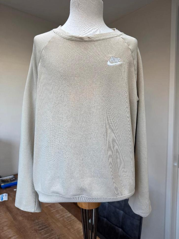 NIKE sweater / trui beige maat XS ZA, Kleding | Dames, Truien en Vesten, Gedragen, Maat 34 (XS) of kleiner, Beige, Ophalen of Verzenden