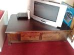 Koloniale Salontafel / TV Meubel, Ophalen, Gebruikt, 100 tot 150 cm, 75 cm of meer