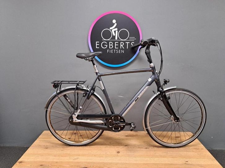 GAZELLE Ultimate C11 Heren Traffic Grey Glans 61cm XL 2017, Fietsen en Brommers, Fietsen | Heren | Herenfietsen, Gebruikt, Gazelle