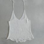 Boho ibiza stijl 100% katoen gehaakte top costes gypsy mt xl, Verzenden, Wit, Maat 46/48 (XL) of groter, Zo goed als nieuw