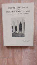 Sociale verdediging en Nederlands verzet 40-45, Boeken, Oorlog en Militair, Ophalen of Verzenden, Zo goed als nieuw, Tweede Wereldoorlog