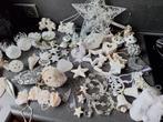 Verzameling kerstballen/items wit zilver meer dan 100 izgs, Ophalen, Gebruikt