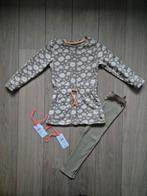 Babyface set jurk jurkje + legging bloemetjes groen mt 110, Ophalen of Verzenden, Zo goed als nieuw, Meisje, Jurk of Rok