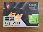 msi geforce gt710 lp, Computers en Software, Videokaarten, Gebruikt, PCI-Express 2, GDDR3, Ophalen of Verzenden