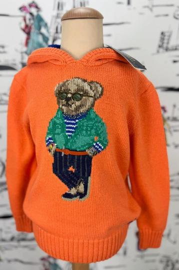 Ralph Lauren trui met beer jongens maat 5 NIEUW (239 euro) beschikbaar voor biedingen