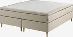 Nieuw in verpakking boxspring 180x200 Jysk HEMLA zand zacht, Huis en Inrichting, Slaapkamer | Boxsprings, Ophalen, Beige, 180 cm
