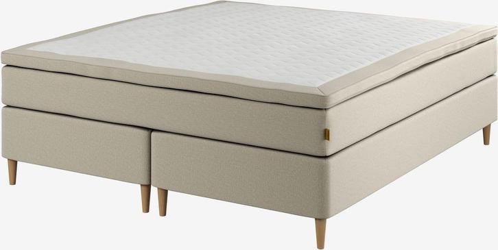 Nieuw in verpakking boxspring 180x200 Jysk HEMLA zand zacht, Huis en Inrichting, Slaapkamer | Boxsprings, Nieuw, 180 cm, 200 cm