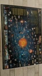 Mooie poster van het zonnestelsel, Antiek en Kunst, Ophalen