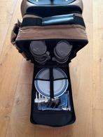 Handige picknick koffertje met picknickset, Ophalen of Verzenden, Nieuw