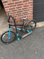 Crossfiets en step combinatie, Ophalen, Gebruikt, Staal, Stuur 360° draaibaar