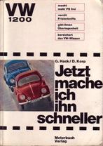 Boek over het opvoeren van luchtgekoelde VW's 1200, Boeken, Gelezen, Volkswagen, Gert Hack, Verzenden
