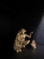 Gouden Aapjes Decoratie - 3 Wijze Apen, Ophalen of Verzenden, Zo goed als nieuw