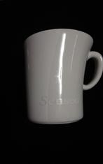 SENSEO mok, half wit / half gebroken wit, 1 stuk, Overige materialen, Ophalen of Verzenden, Zo goed als nieuw, Overige stijlen