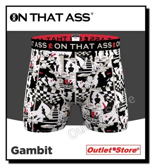 ON THAT ASS boxers maat M S GAMBIT boxershort man nieuw borg, Kleding | Heren, Ondergoed, Boxer, Zwart, Verzenden