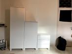 Ikea Kledingkast Wit - 3 delig, Ophalen, 150 tot 200 cm, Zo goed als nieuw, 150 tot 200 cm