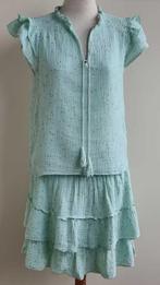 Drole de Copine mooi mintgroen setje met goud mt. M/L NIEUW, Kleding | Dames, Jasjes, Kostuums en Pakken, Maat 38/40 (M), Kostuum of Pak